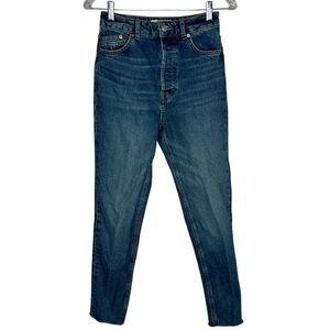 We The free High Rise Button Fly Skinny Jeans